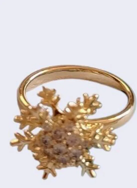 Anillo giratorio copo de nieve