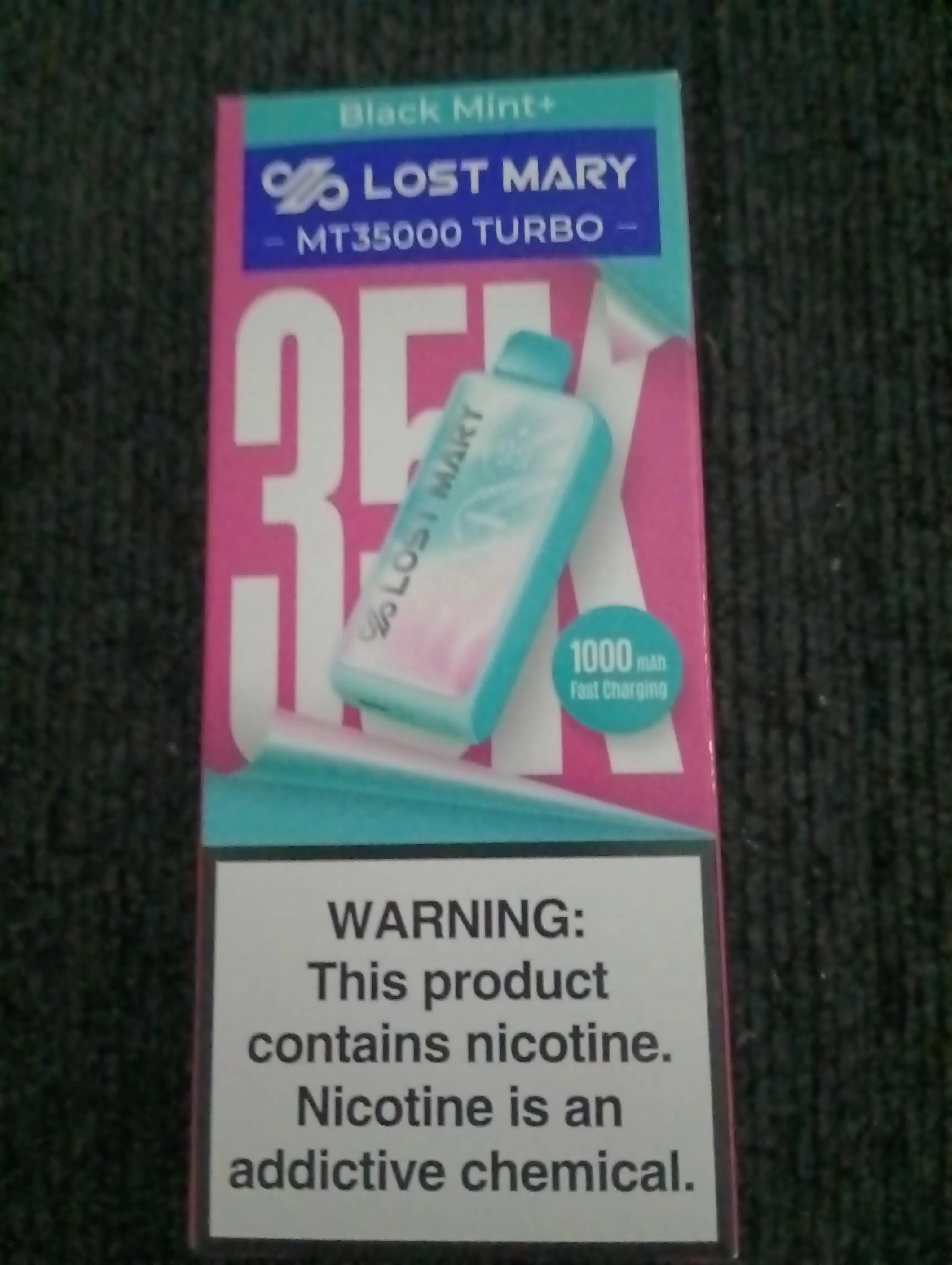 elf bar vape uk Black Mint+ - Lost Mary MT35000 Turbo