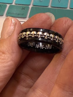 Gothic Skull Ring Band
