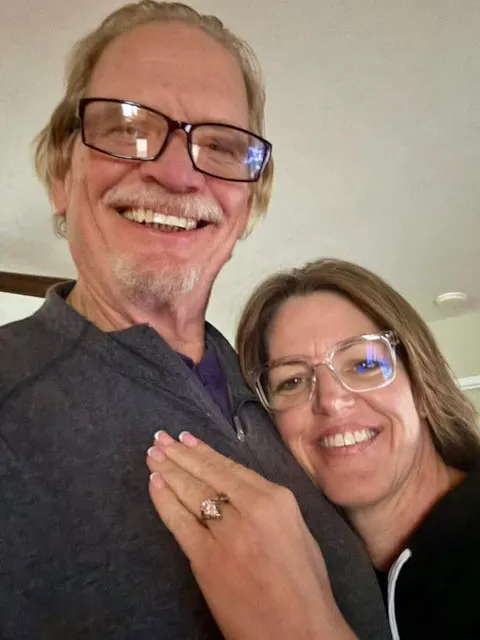 Only You- 1.5 Carat Pear Cut Diamond Option Skull & Roses Wedding Ring