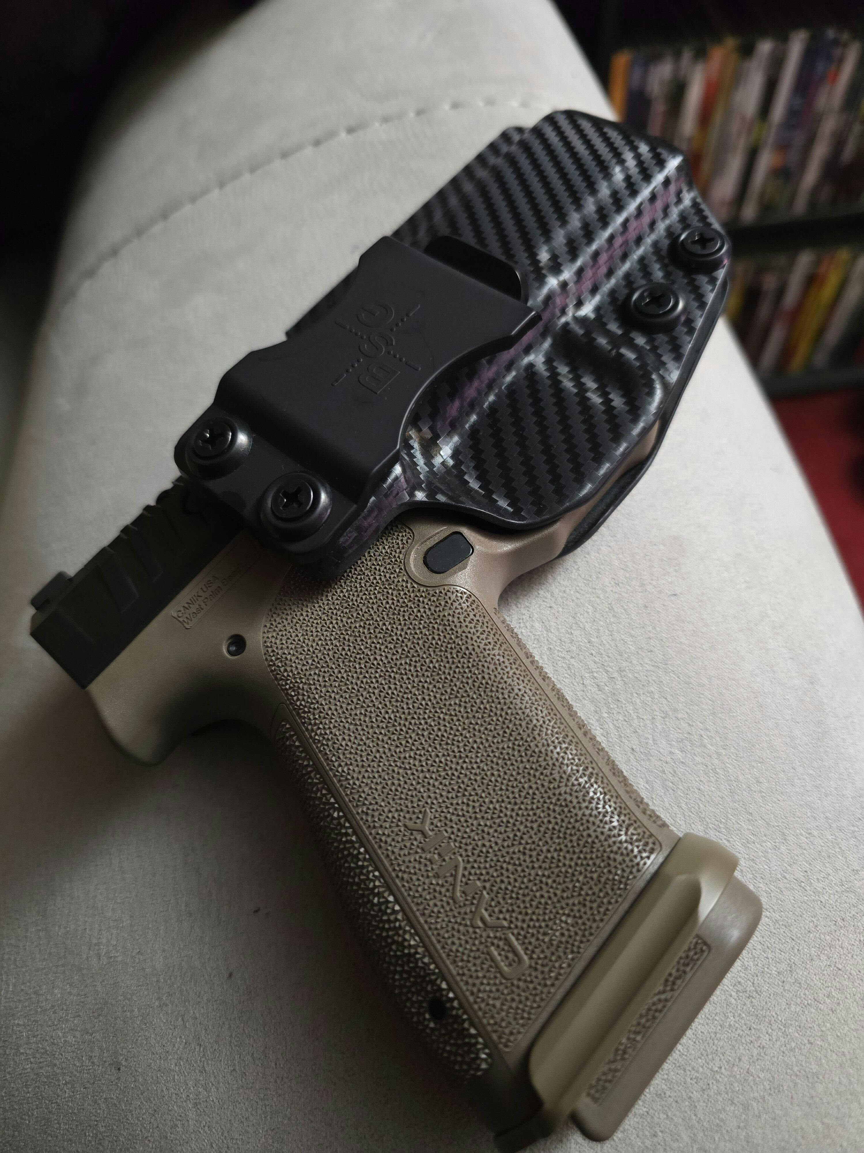 IWB Sweat Guard Holster for Sig P365 Fuse w Thumb Rest