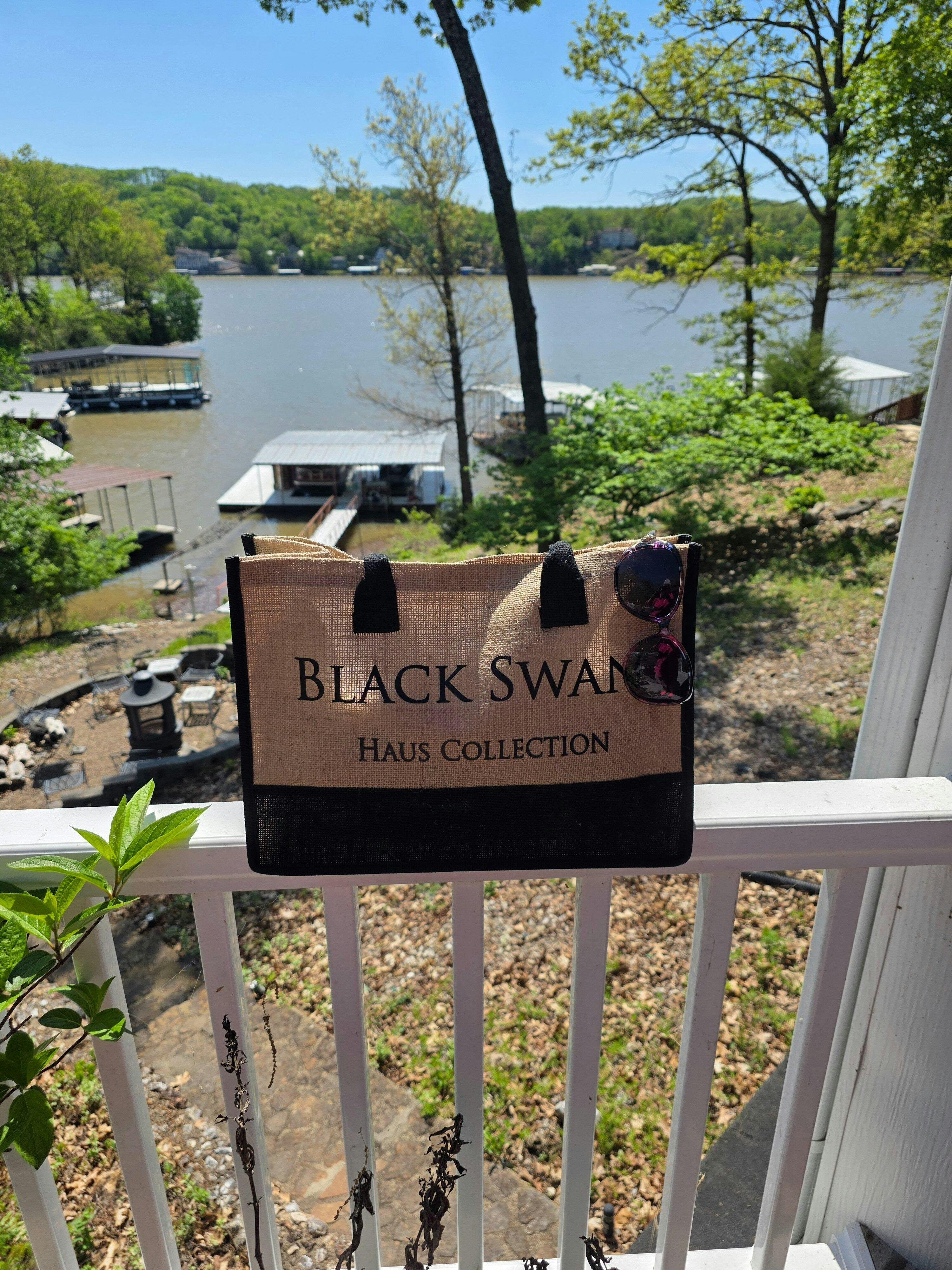 Classic Black Swan Signature Tote bag – Black Swan Haus Collection