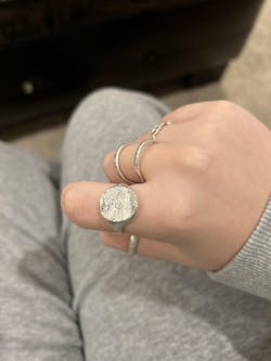 Dog Nose Print Circle Ring