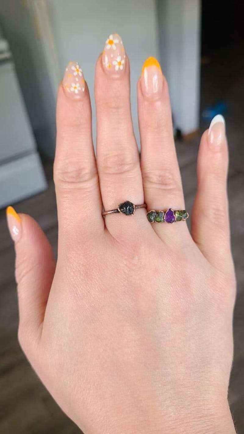 Handcrafted Copper Black Tourmaline Ring For Grounding Protection