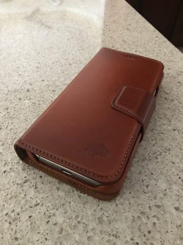 Burkley Classic 2-in-1 Leather Wallet Case for iPhone 15 Pro Max