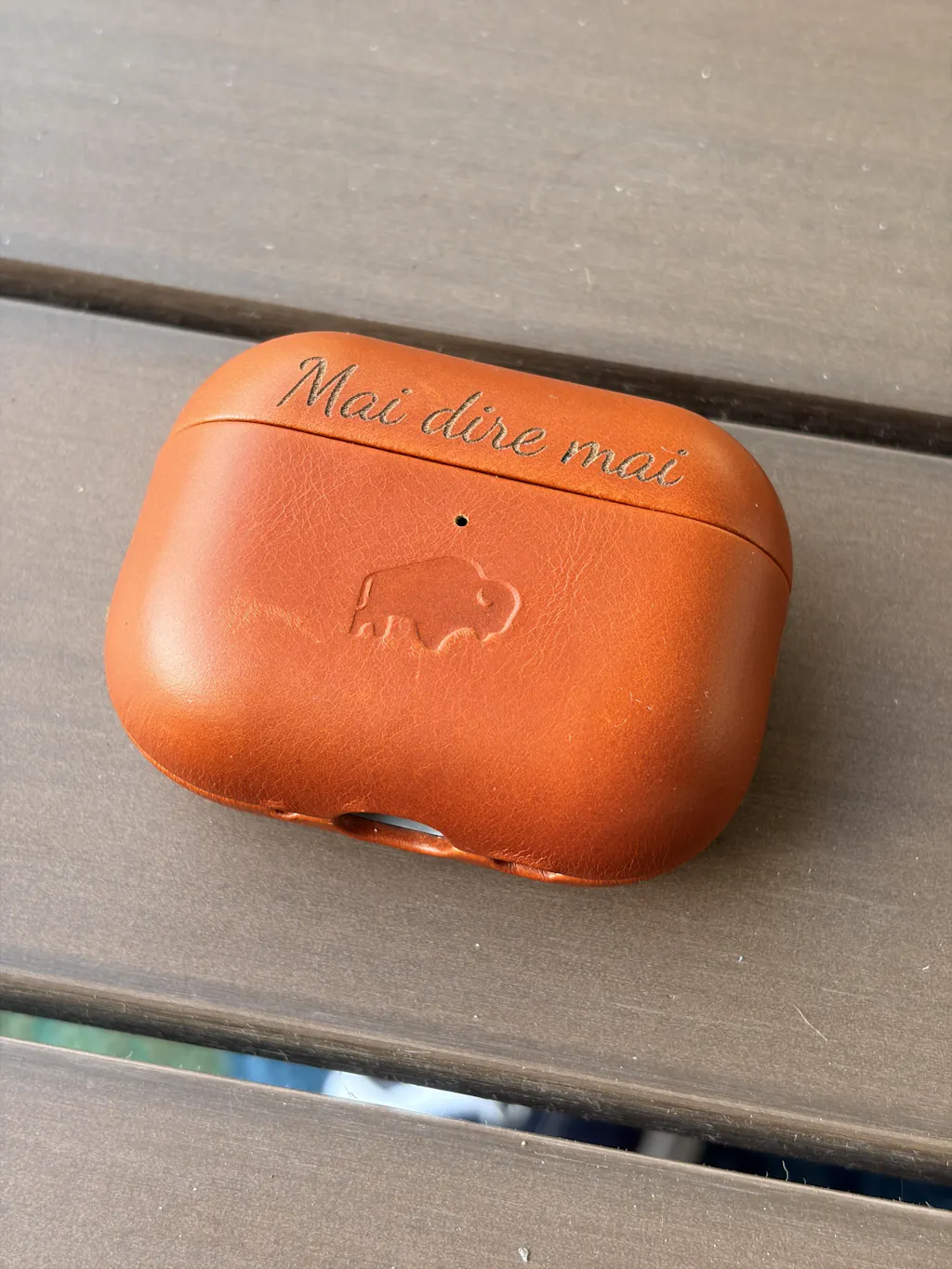 Full-Grain Leather AirPods Pro 3 Case – Protective & Stylish