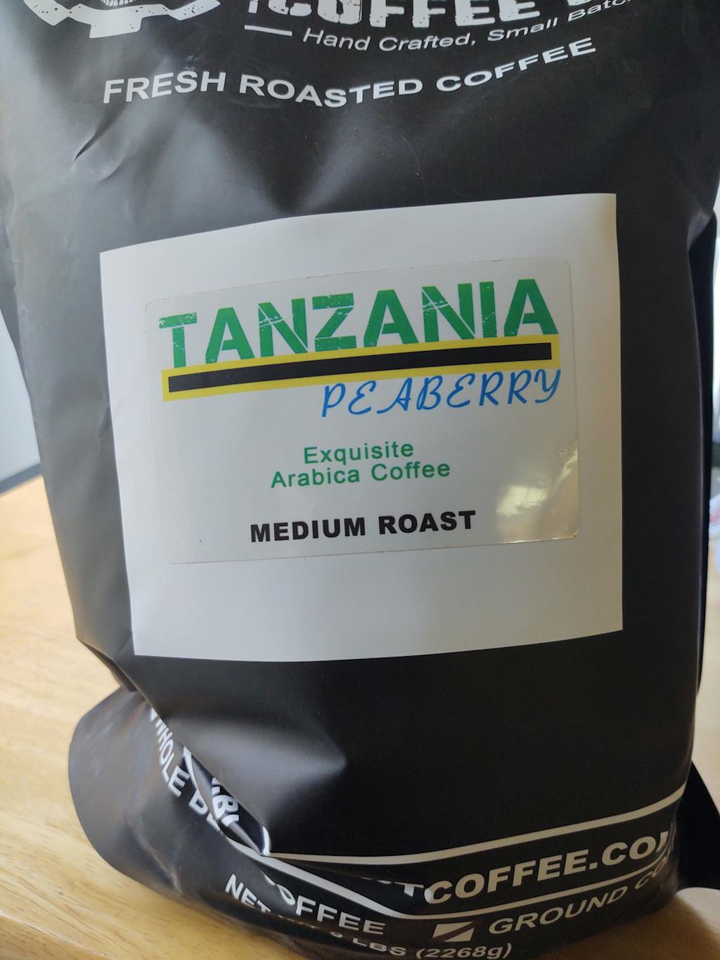 Tanzania Peaberry Medium Roast - Blackout Coffee Co