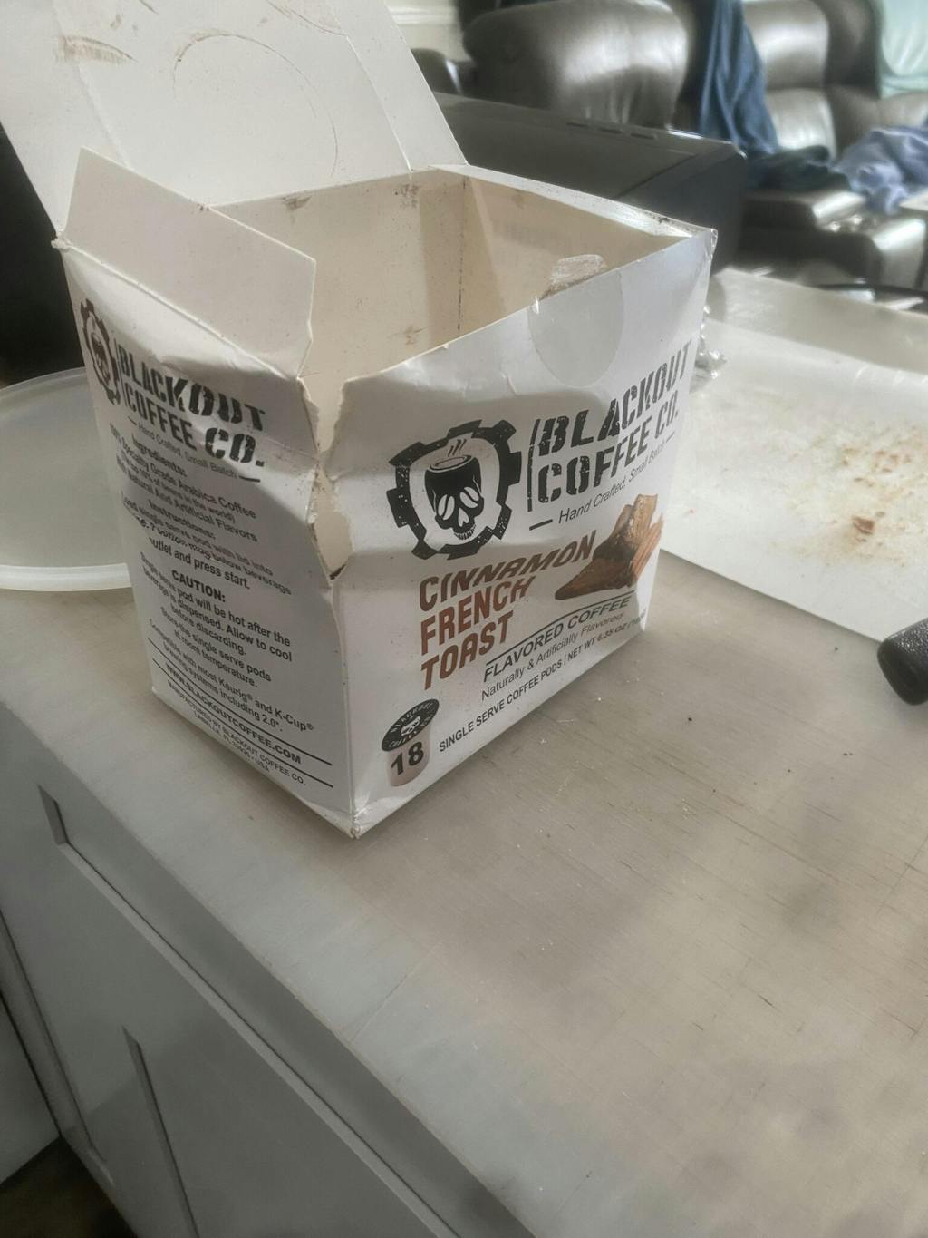 CINNAMON FRENCH TOAST FLAVORED COFFEE PODS 18CT Blackout Coffee Co