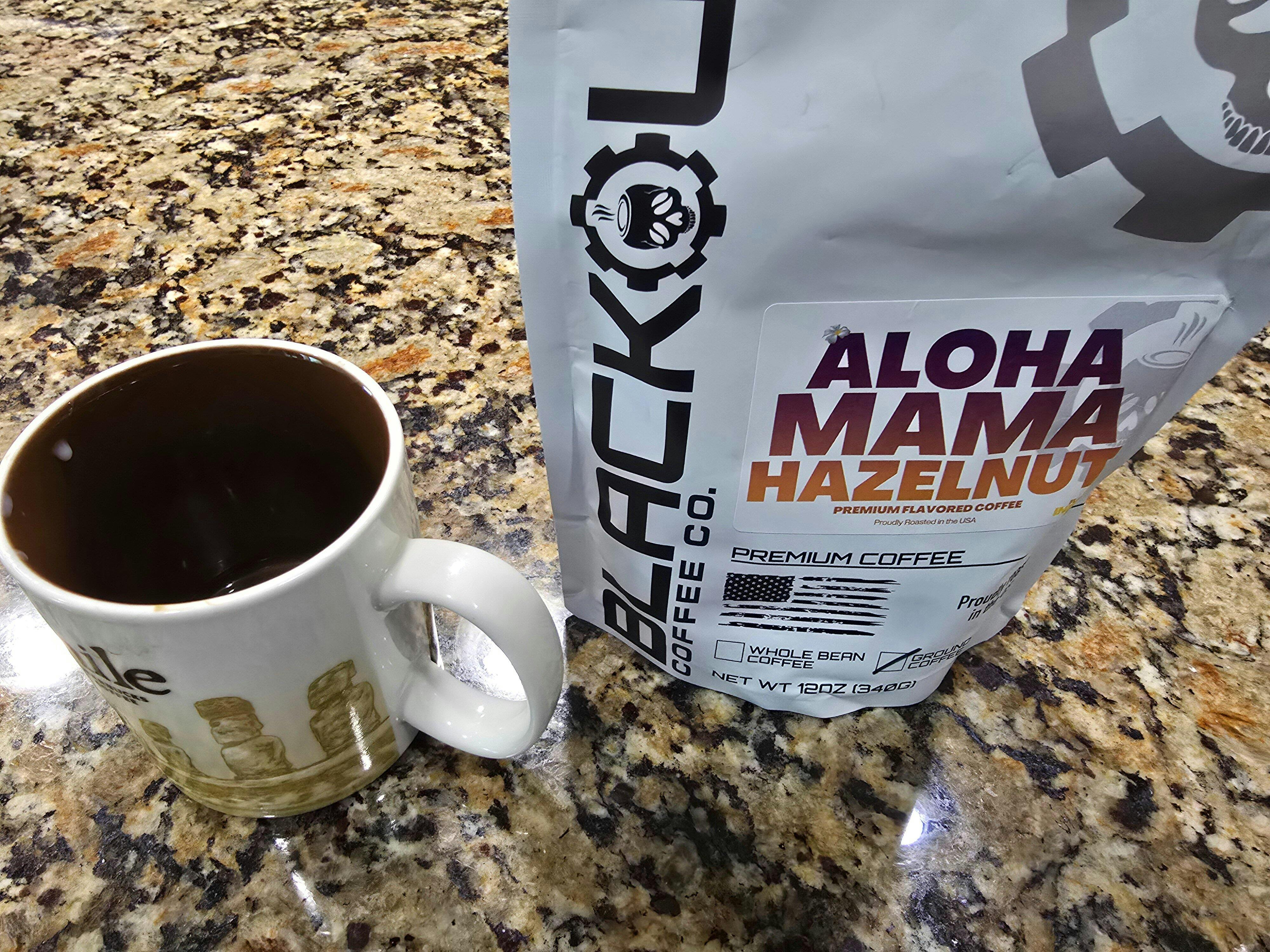Aloha Mama Hazelnut Flavored Coffee – Blackout Coffee Co