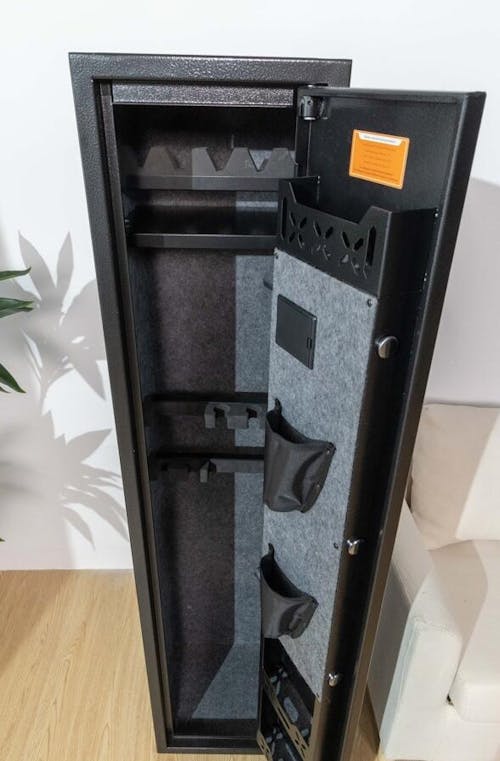 SF0106 Rifle Safe, 6 Long Gun Cabinet with Fingerprints