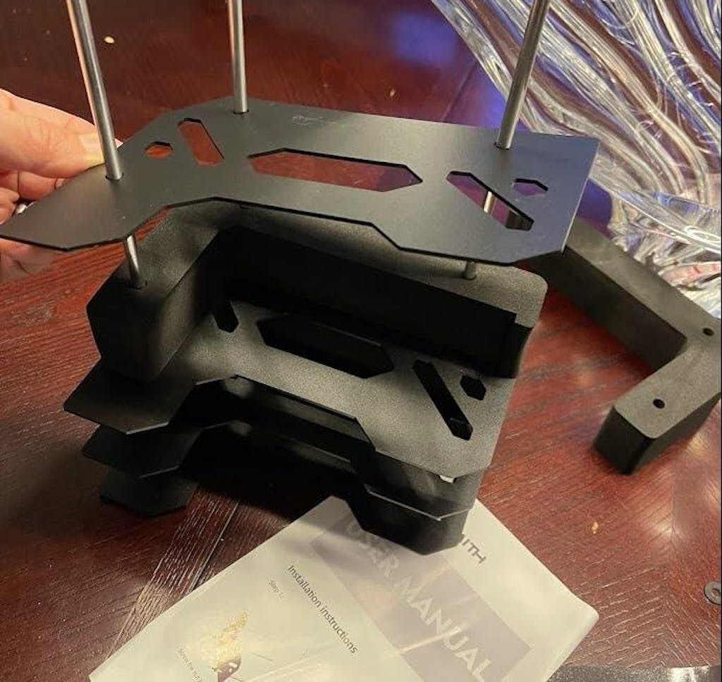 PR01 Foam Pistol Rack, Sturdy Handgun Stand Accessories