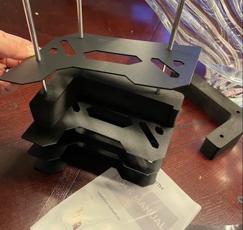 PR01 Foam Pistol Rack, Sturdy Handgun Stand Accessories