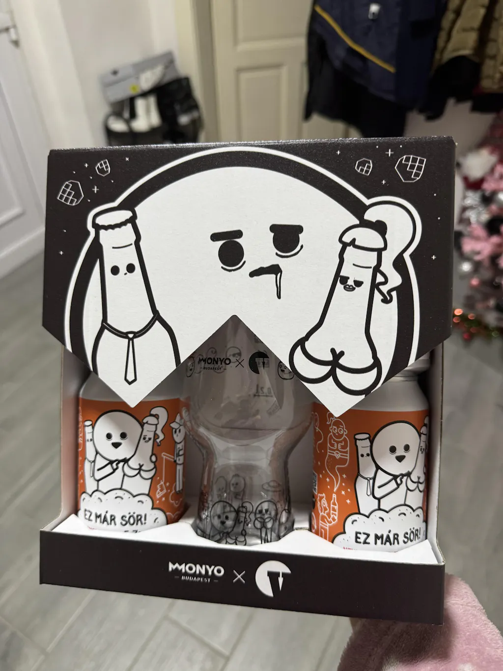 MONYO x JustVidman - Ez Már Sör! Poharas Díszdobozban [4db] – BlackSpot