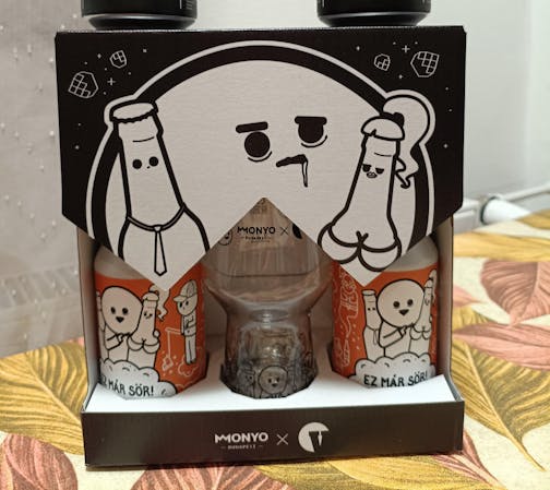 MONYO x JustVidman - Ez Már Sör! Poharas Díszdobozban [4db]