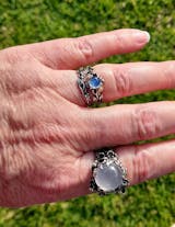 Moonstone Engagement Ring "Primrose"