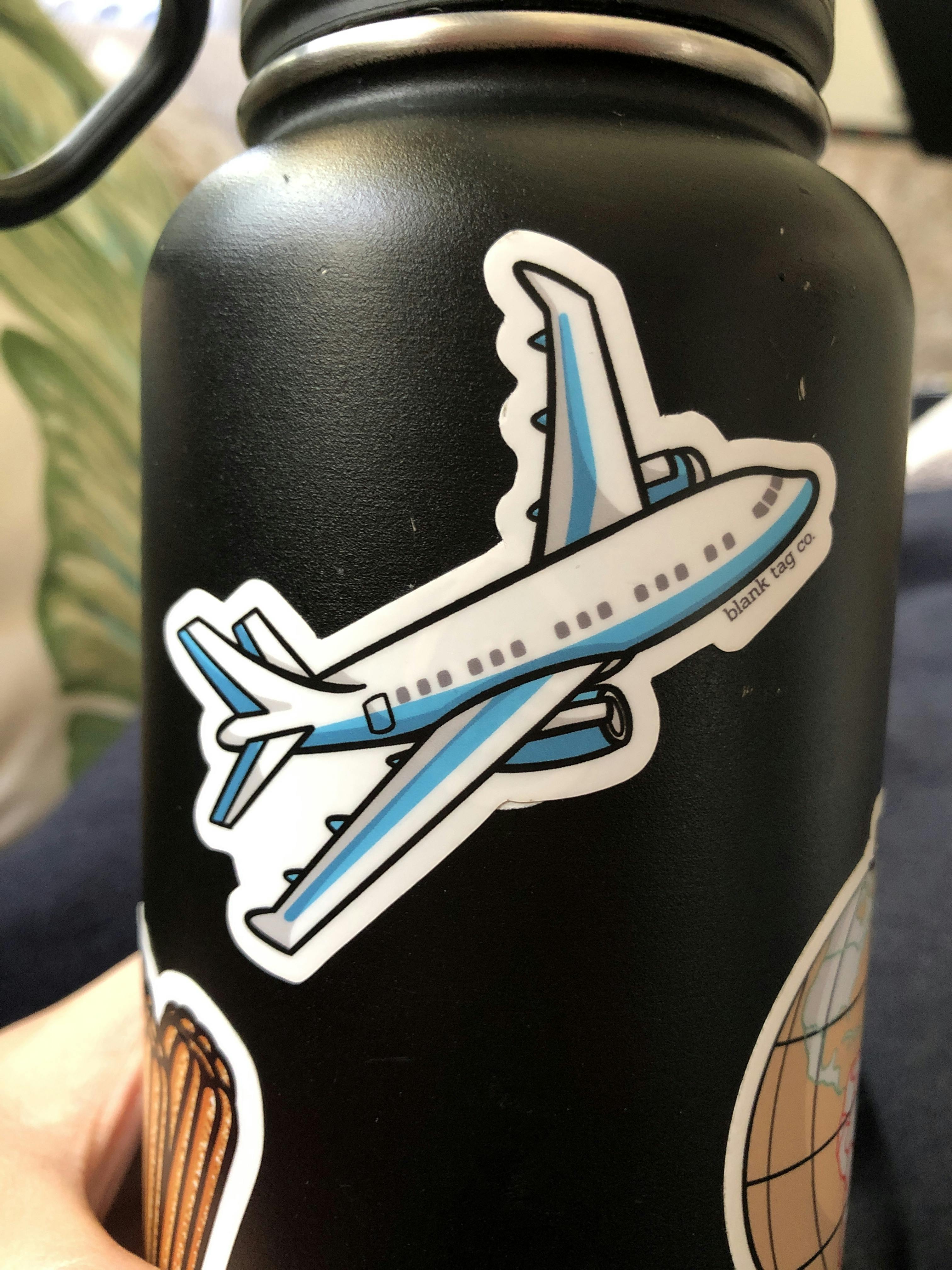 The Airplane Sticker U2013 Blank Tag Co