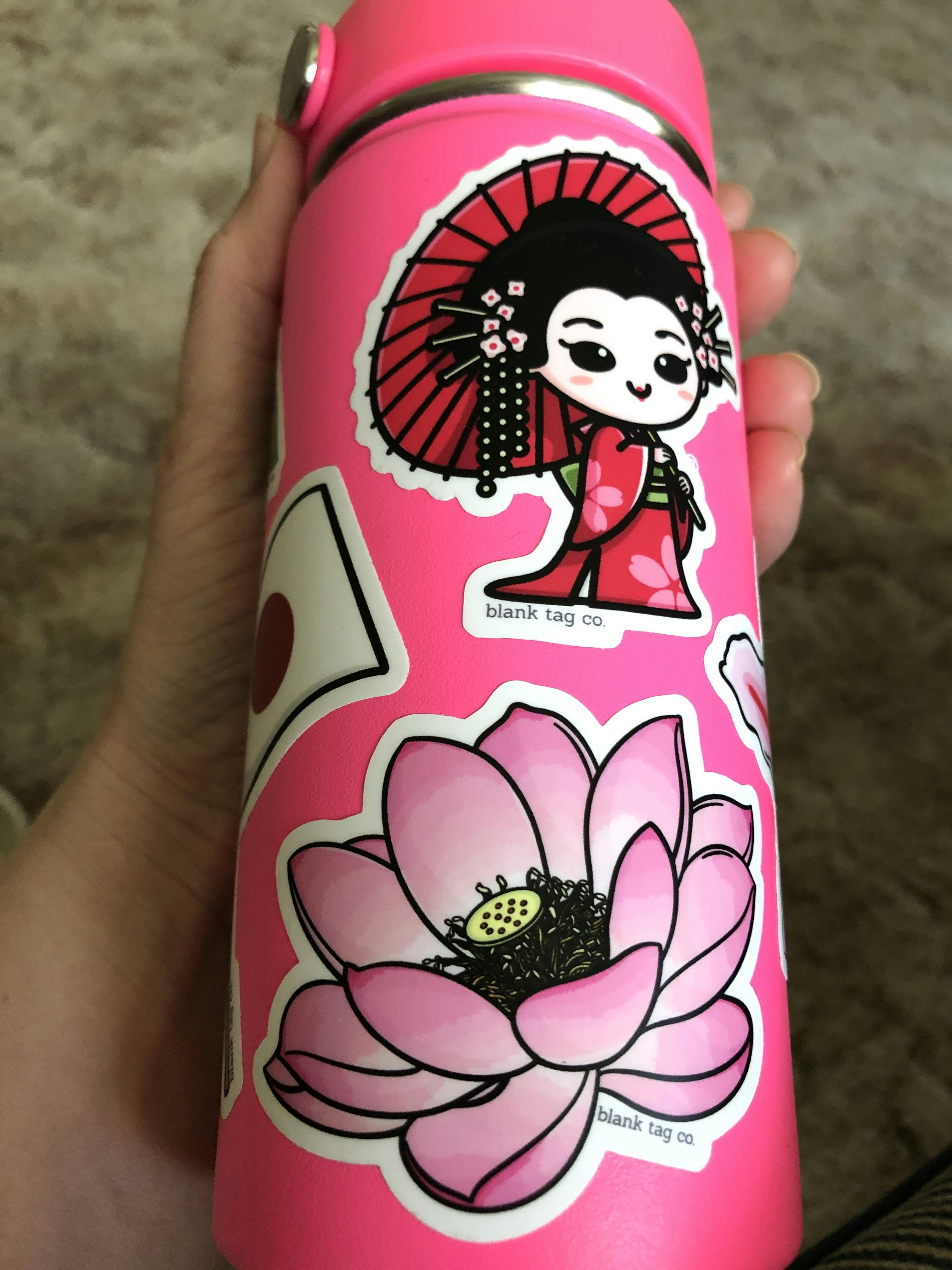 The Lotus Flower Sticker U2013 Blank Tag Co