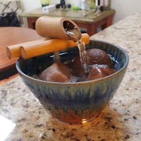 Ceramic Cereal Bowl / Soup Bowl - Amber Blue