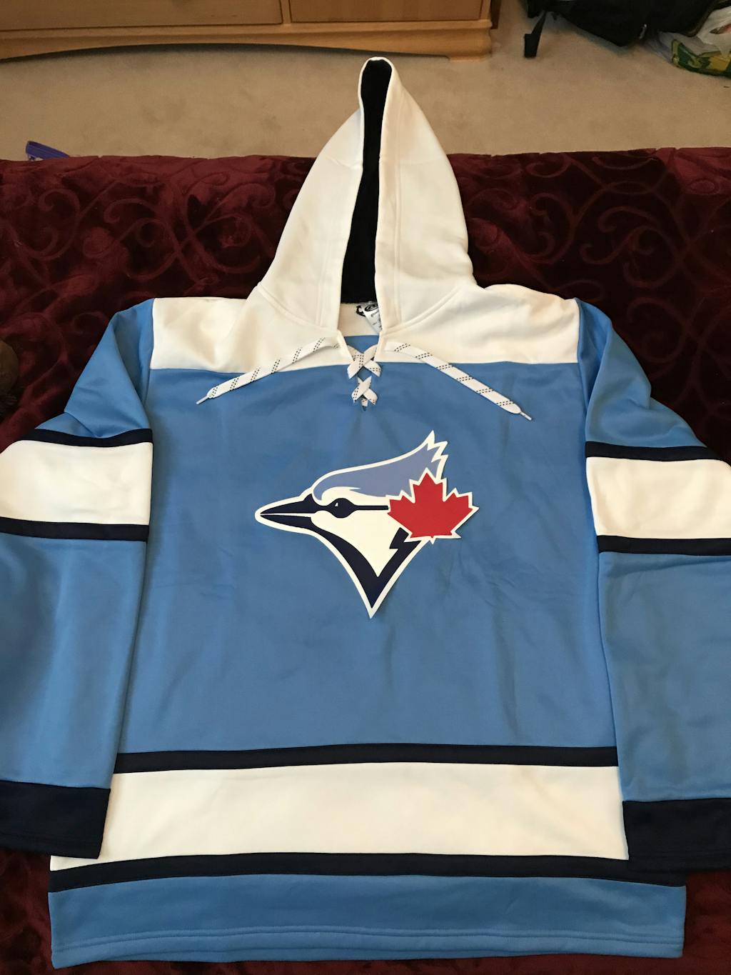 A1850-376 Dallas Stars Blank Hockey Lace Hoodie Sweatshirt –