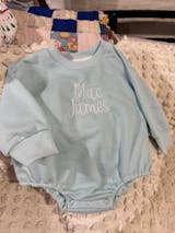 Sweatshirt Romper - 100% French Terry