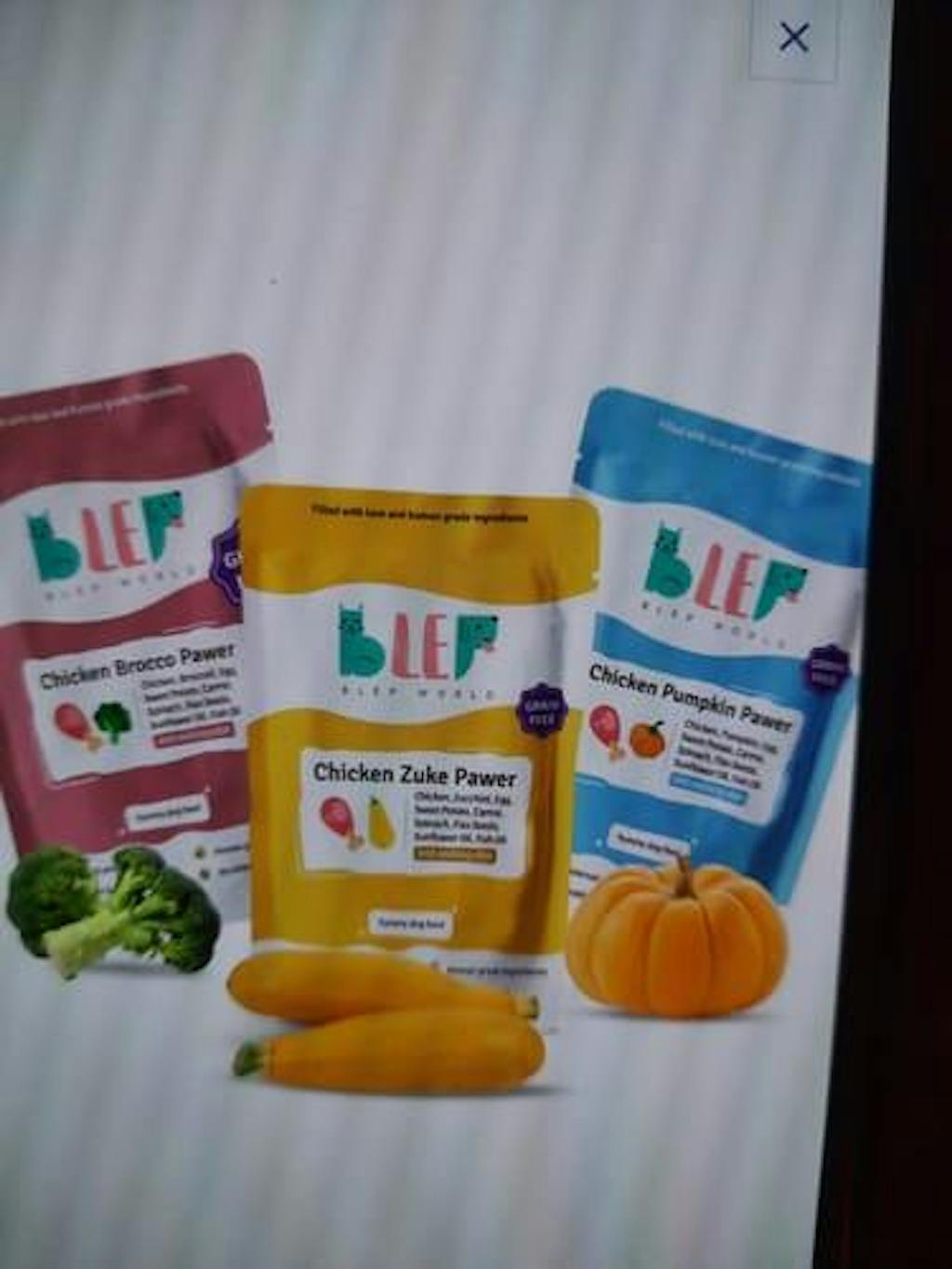 Chicken & Veggies Dog Food Trial Pack (Pumpkin, Broccoli, Zucchini)