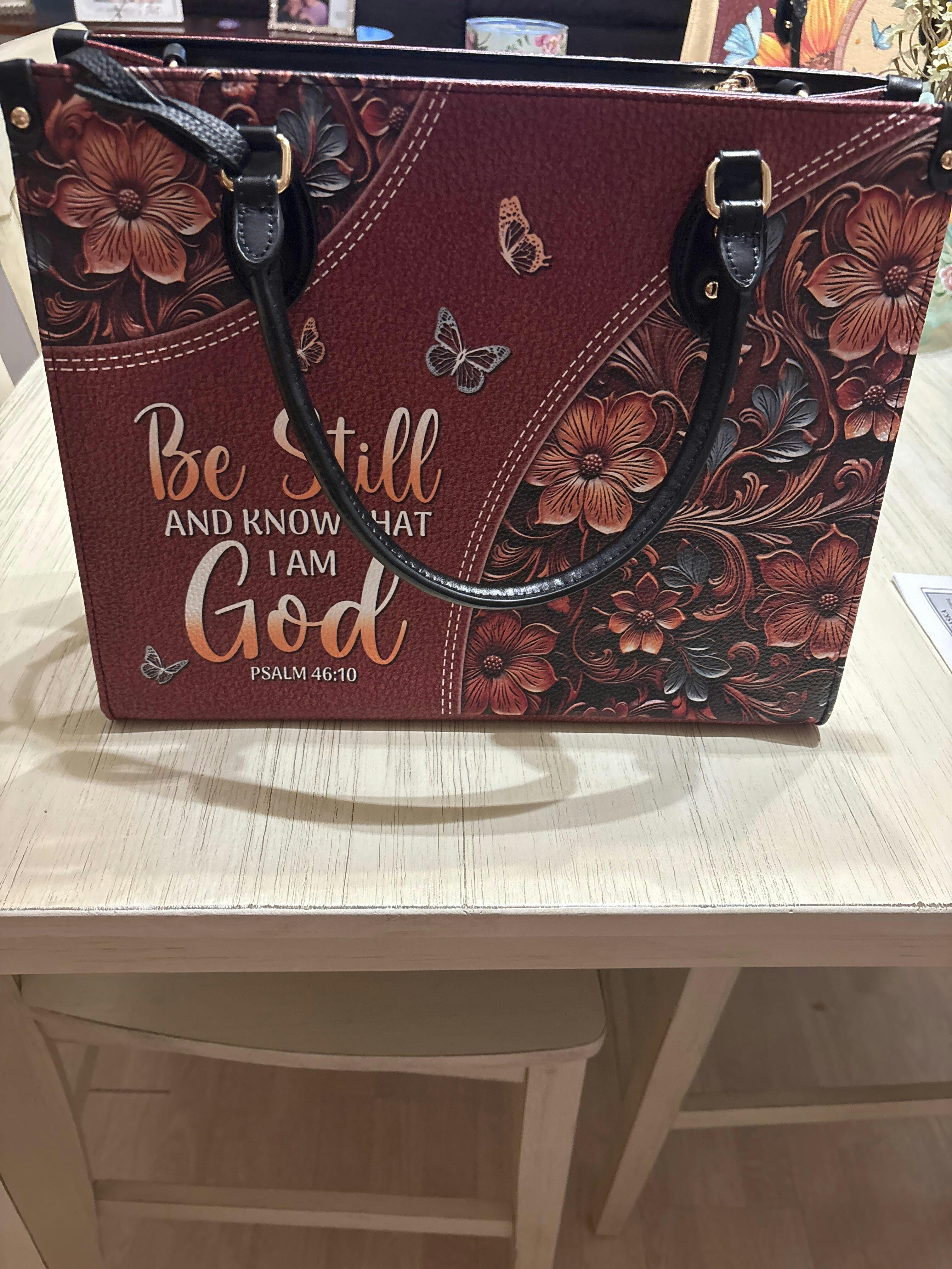 Believe - Philippians 4:13 Leather Handbag – Blessac