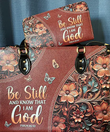 Limitless - Philippians 4:13 Leather Handbag – Blessac