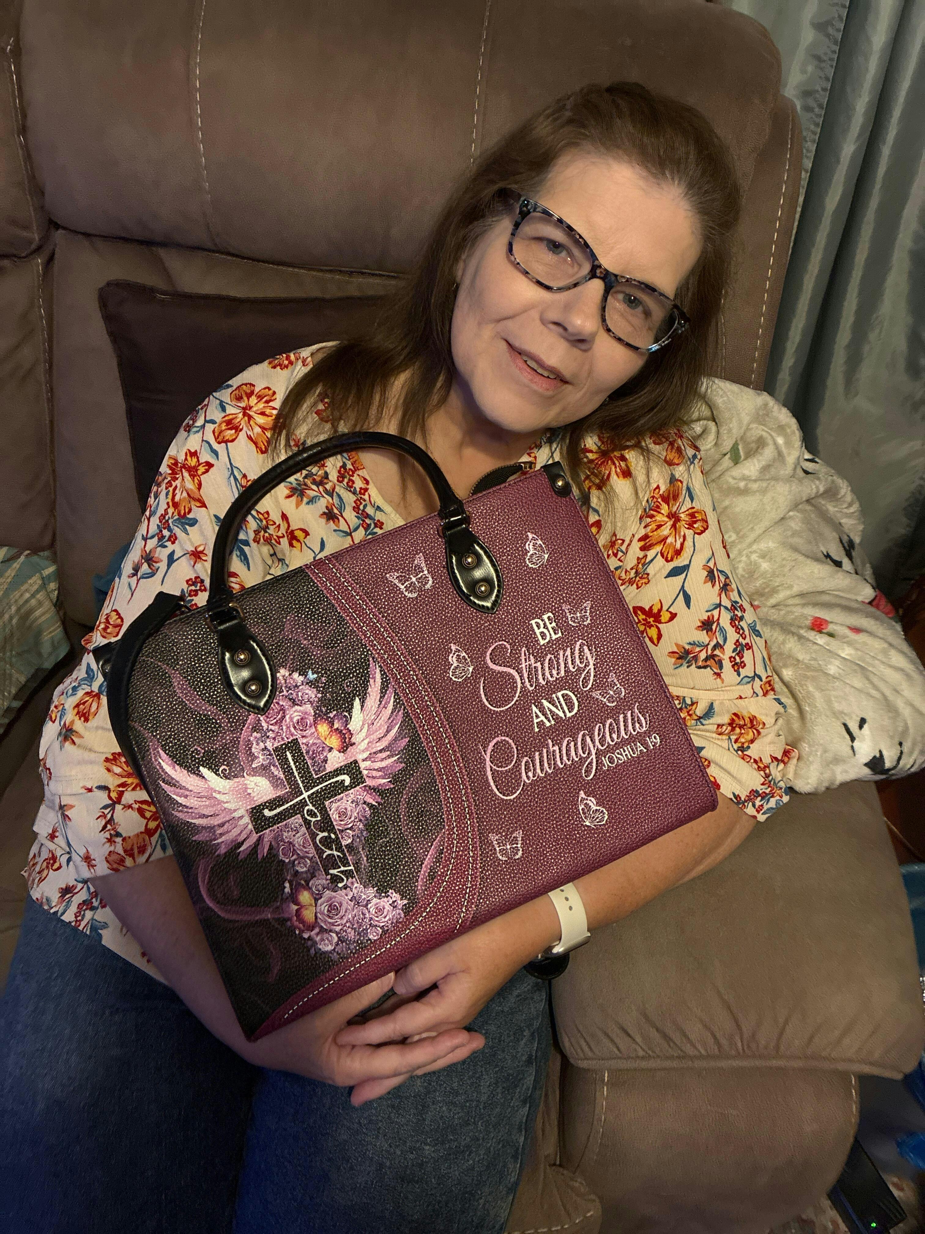Limitless - Philippians 4:13 Leather Handbag – Blessac