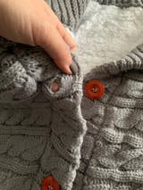 Cashmere Dream™ Button-Up Knit Sleeping Bag