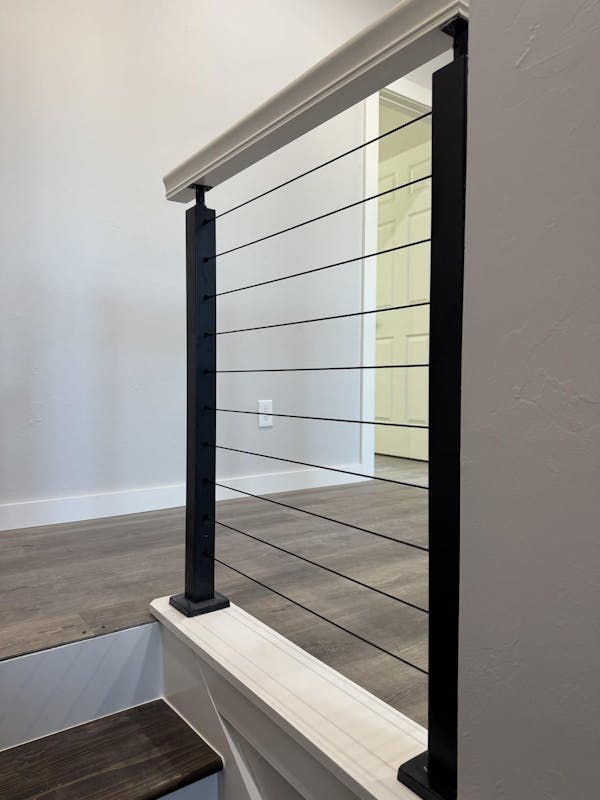 BLIKA 36" Level Drilled Cable Railing Post