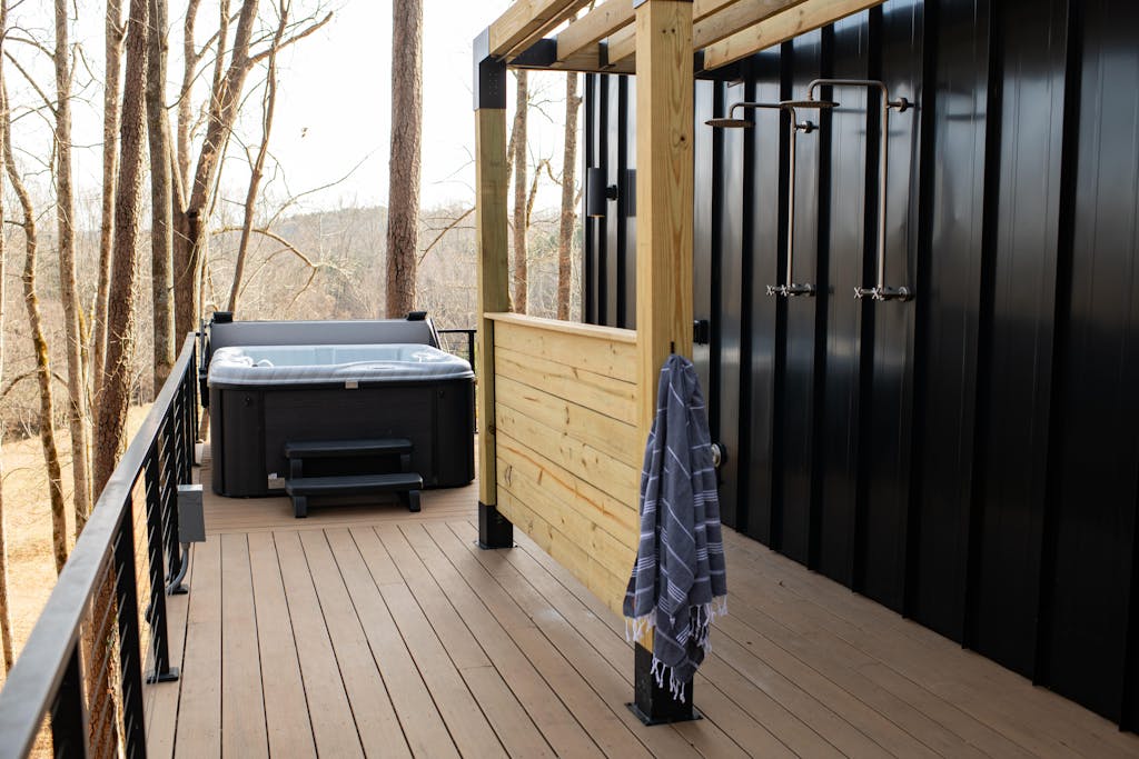 BLIKA 36'' & 42'' Black Surface Mount Cable Railing System DIY Kit (4FT - 28FT, Level Drilled, )