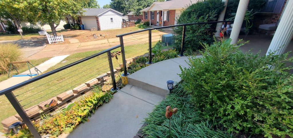 BLIKA  Stainless Steel Black Cable Railing Handrails