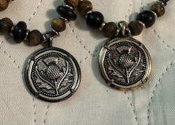 Ancient Greek Reproduction Bee Coin Pendant, Compass Coin, Thistle Coin with bezel. Bee, Compass Pendant, 3 Bezels colors 28mm Fast Ship