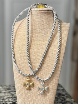 Cross Pendants, Hammered Cross Charms with Clear Center CZ, Religious Charm 6 finishes, 24mm, 5mm thick, Plated Zinc Alloy Cross, Fast Ship