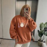 Makeup Love™ Garment-Dyed Fleece Crewneck
