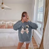 Blossom Glow™ Garment-Dyed Fleece Crewneck