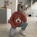 Garlick Pun™ Garment-Dyed Fleece Crewneck