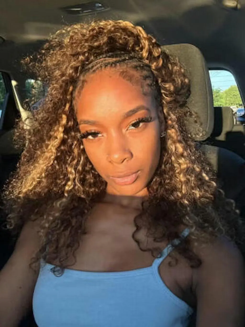 Highlight Brown Burmese Curly 7x6/13x6 Deep Parting Lace Wig Pre-Everything Human Hair Free Part Wig