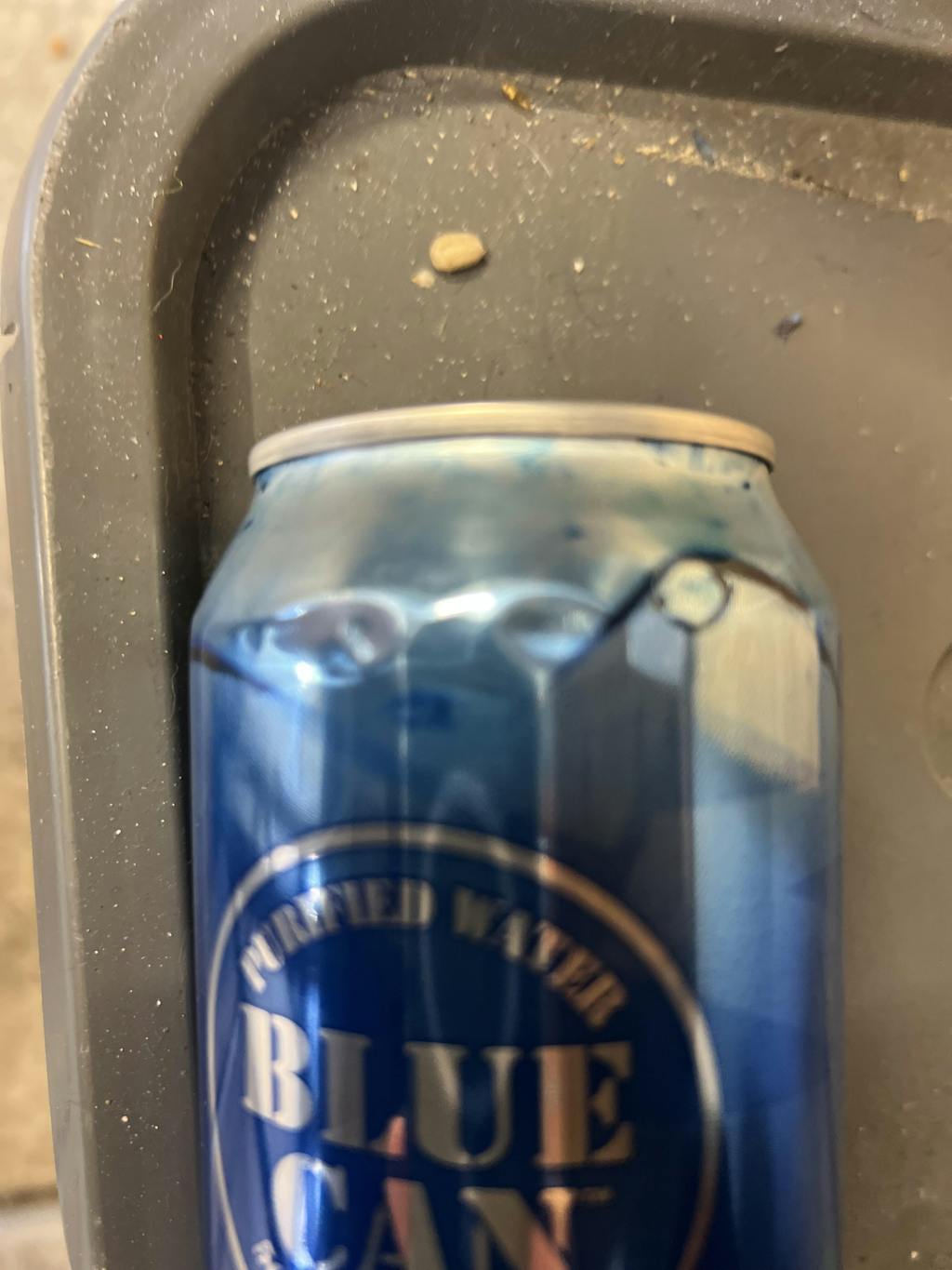 24Pack of Blue Can Emergency Drinking Water Blue Can Water