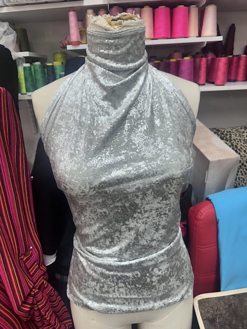 Gilded Stretch Velvet Fabric | Blue Moon Fabrics