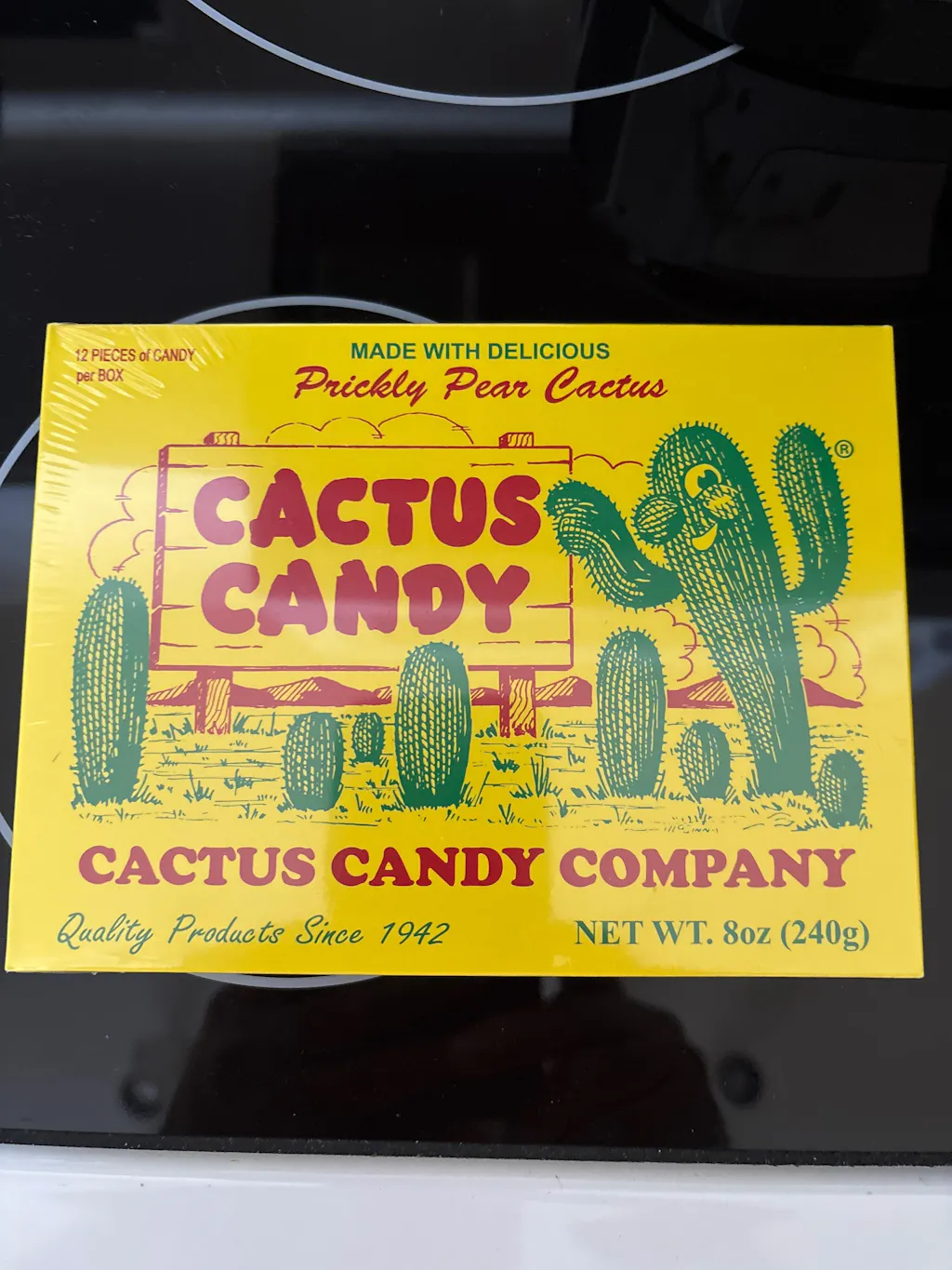 Prickly Pear Cactus Candy 8 oz. Box  Earthwild.com / Blue Planet Outdoors