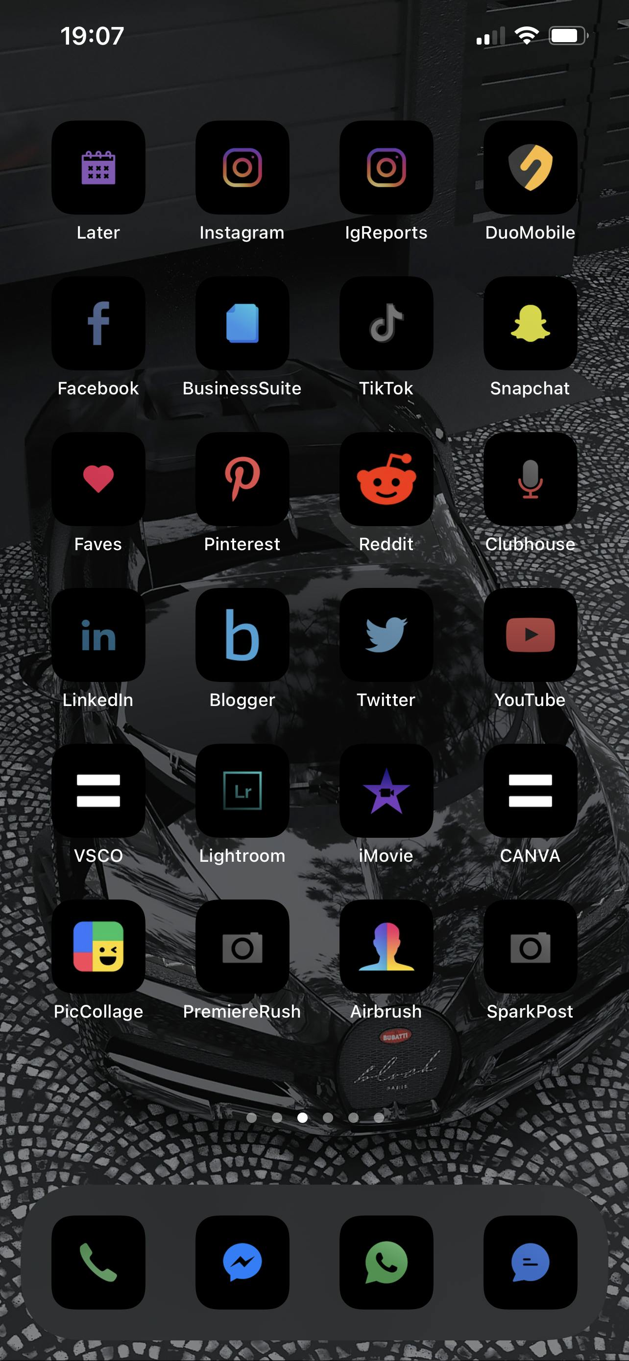 Black Aesthetic iOS14 Icons Set | Blvck Paris