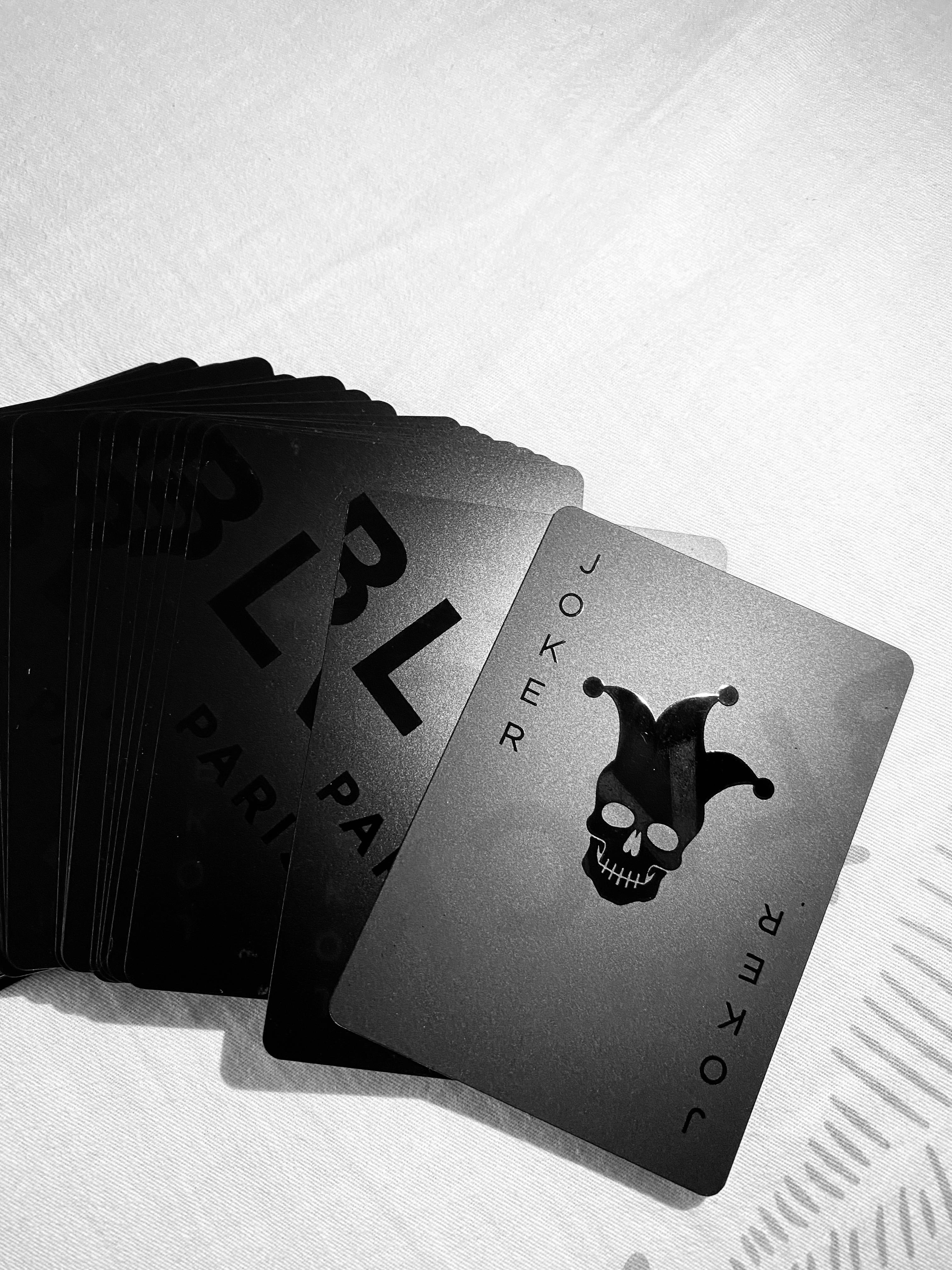Black Playing Cards | Blvck Paris