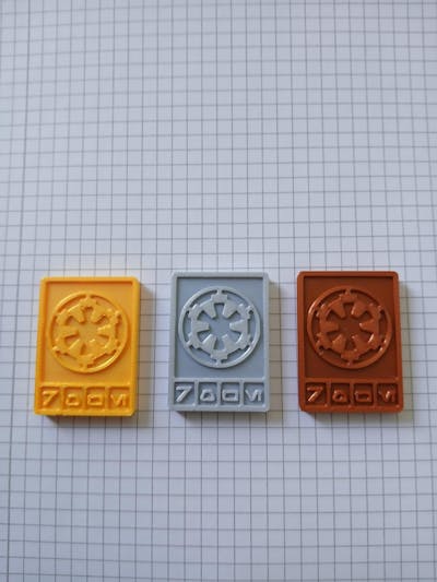 Imperial Credits / Star Wars Props, Sabacc