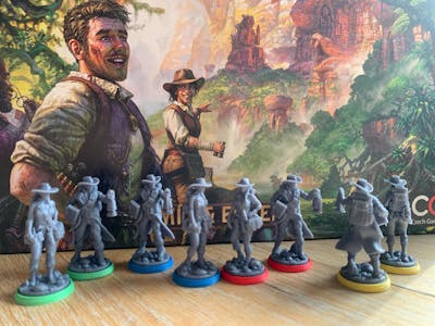 Lost Ruins of Arnak: Custom Explorer Miniatures - Enhance Your Adventure!