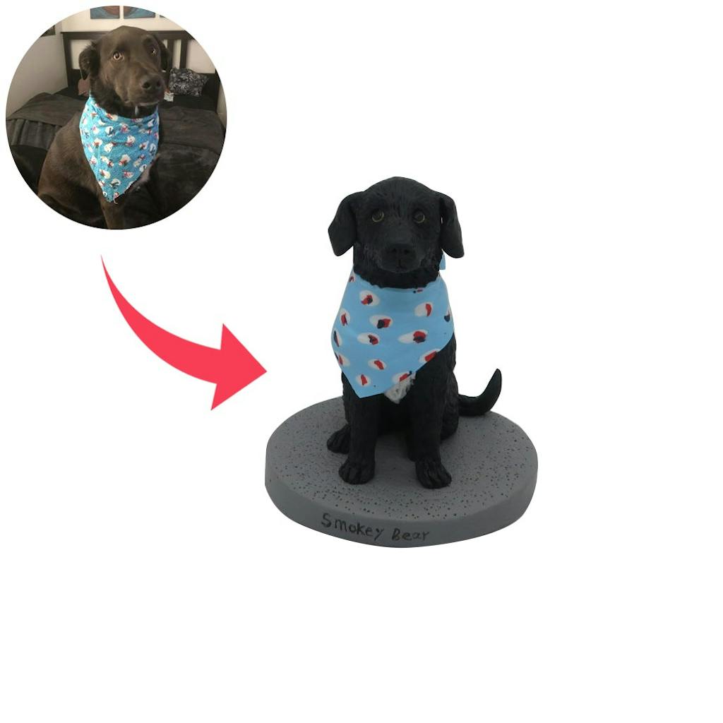 100 Fully Customized Your Dashboard Dog Bobble Head From Photo Pets