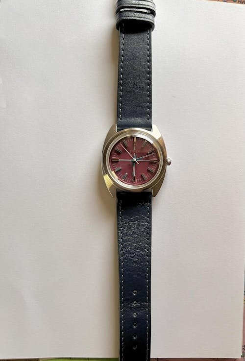 Curea de Ceas din Piele Full-Grain Navy