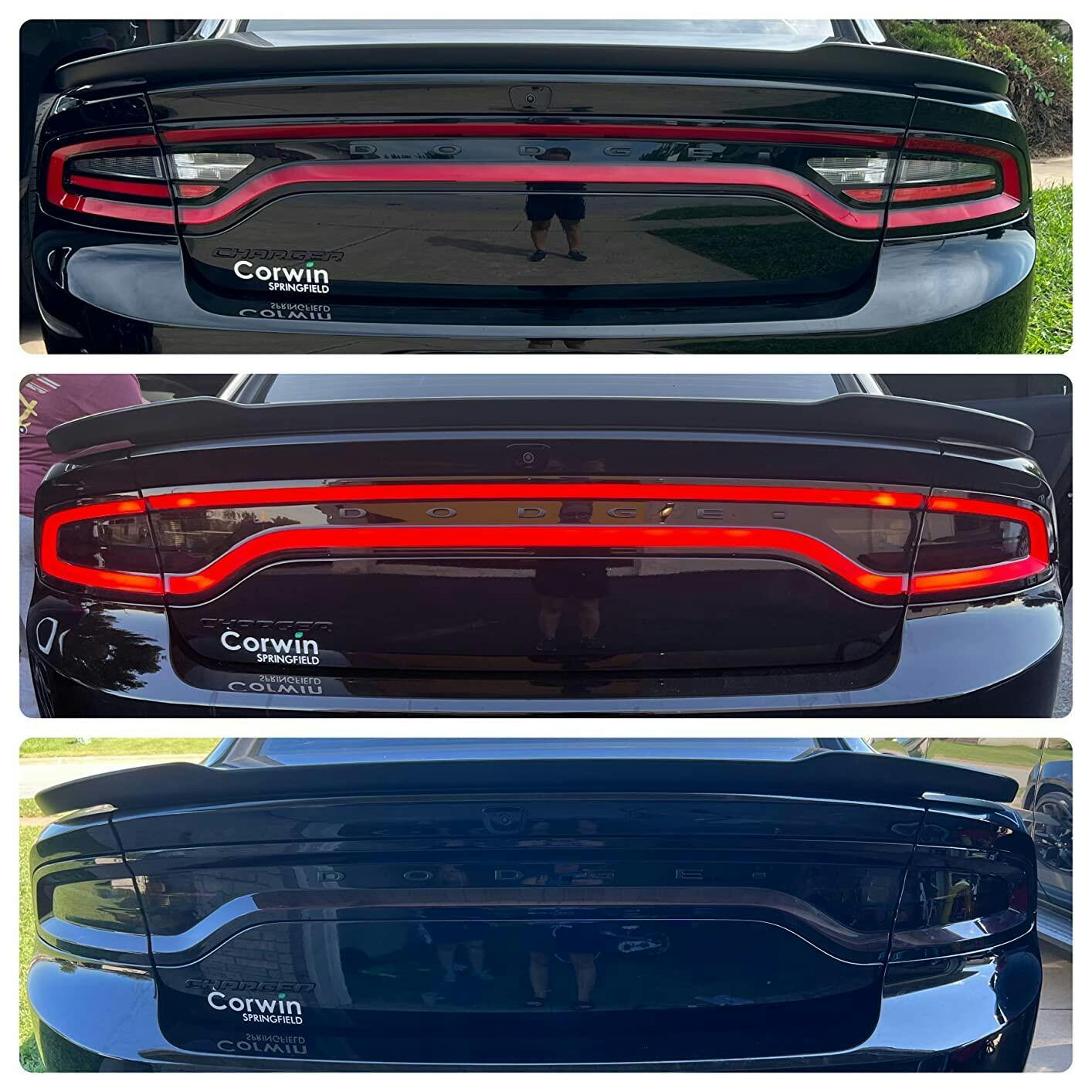 Dodge Charger Racetrack Tail Light Side Markers Headlight Precut Tint
