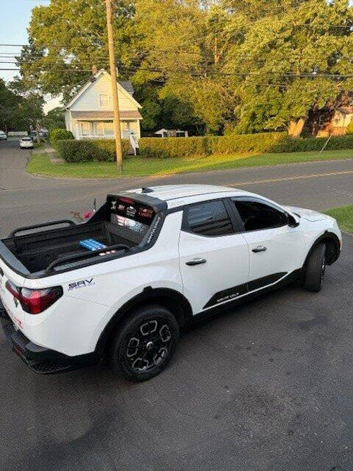 Rear Window American Flag Vinyl Decal Stickers Fits Hyundai Santa Cruz 2022-2025