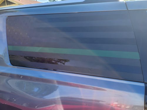 Quarter Window American Flag Vinyl Decal Stickers Fits GMC Yukon XL 2015-2020